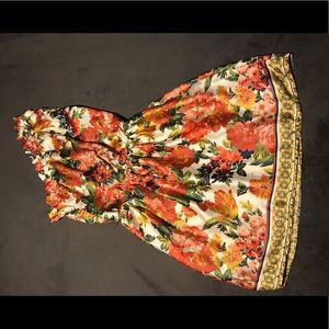 Beautiful floral one shoulder dress